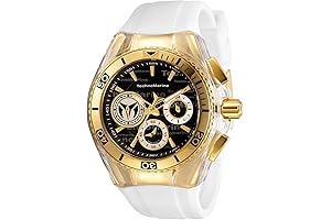 Tecno Marine TM118134 Women's Watch (40.57MM, White)