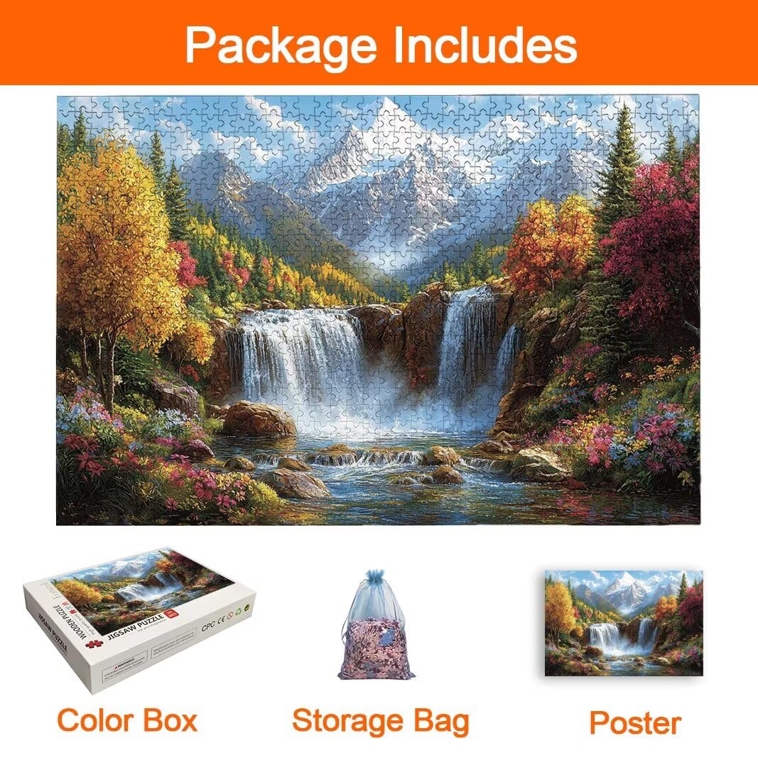 Puzzle 2000 Pezzi, Puzzle Autunno, Misura: 100x71cm, Regalo Donna -8675