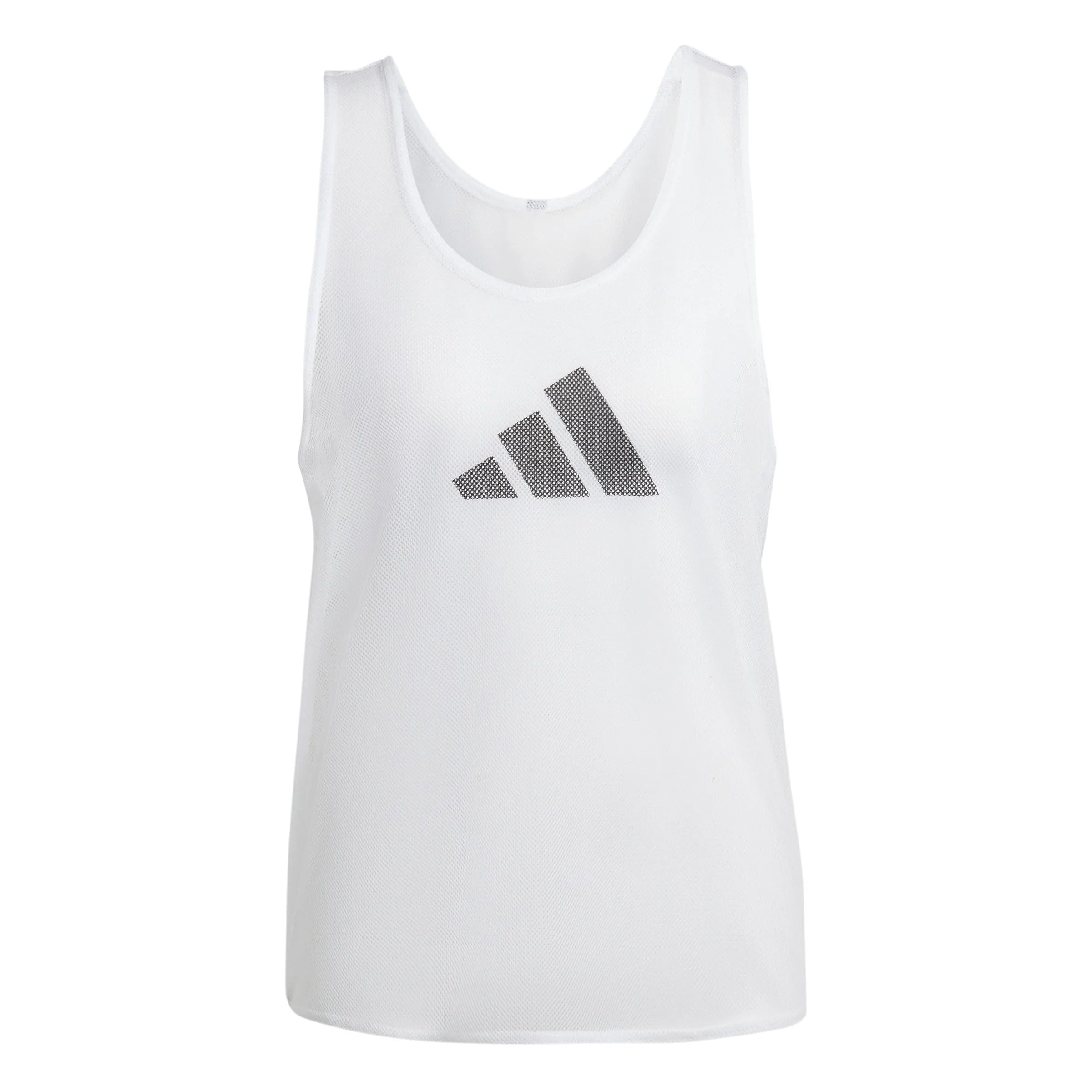 adidas Unisex-Adult Training 24 Bib, White, L