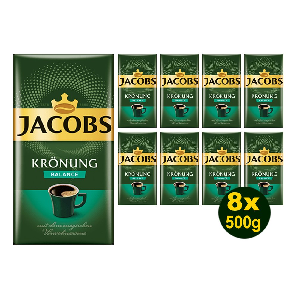 Jacobs Krönung Balance, Filterkaffee (8 x 500 g)