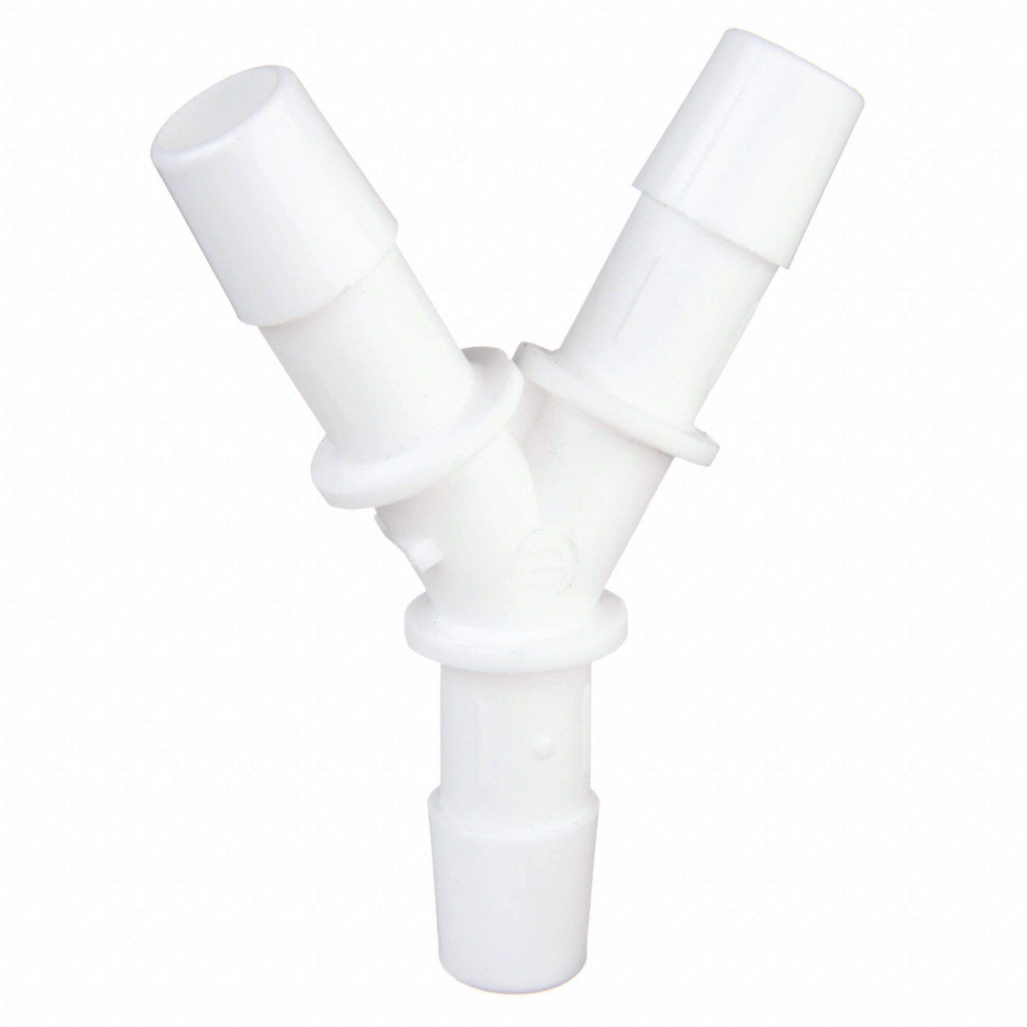 Eldon James Barbed Y Connector, Polypropylene, 5/8