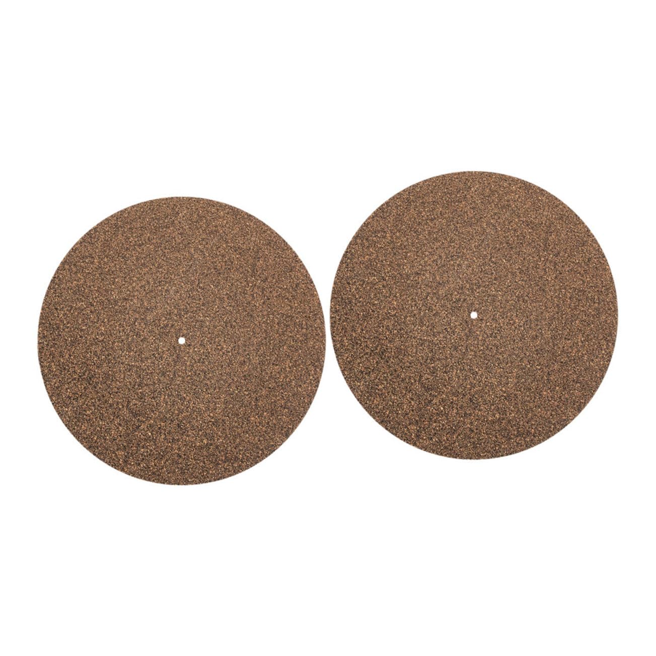 Milisten 2pcs Record Mat Vinyl Player Record Player Slip Acoustic Sound Mat Disc Protective Mat Turntable Platter Mat Vinyl Record Mat for Record Turntable Accessories Turntable Pad Cork