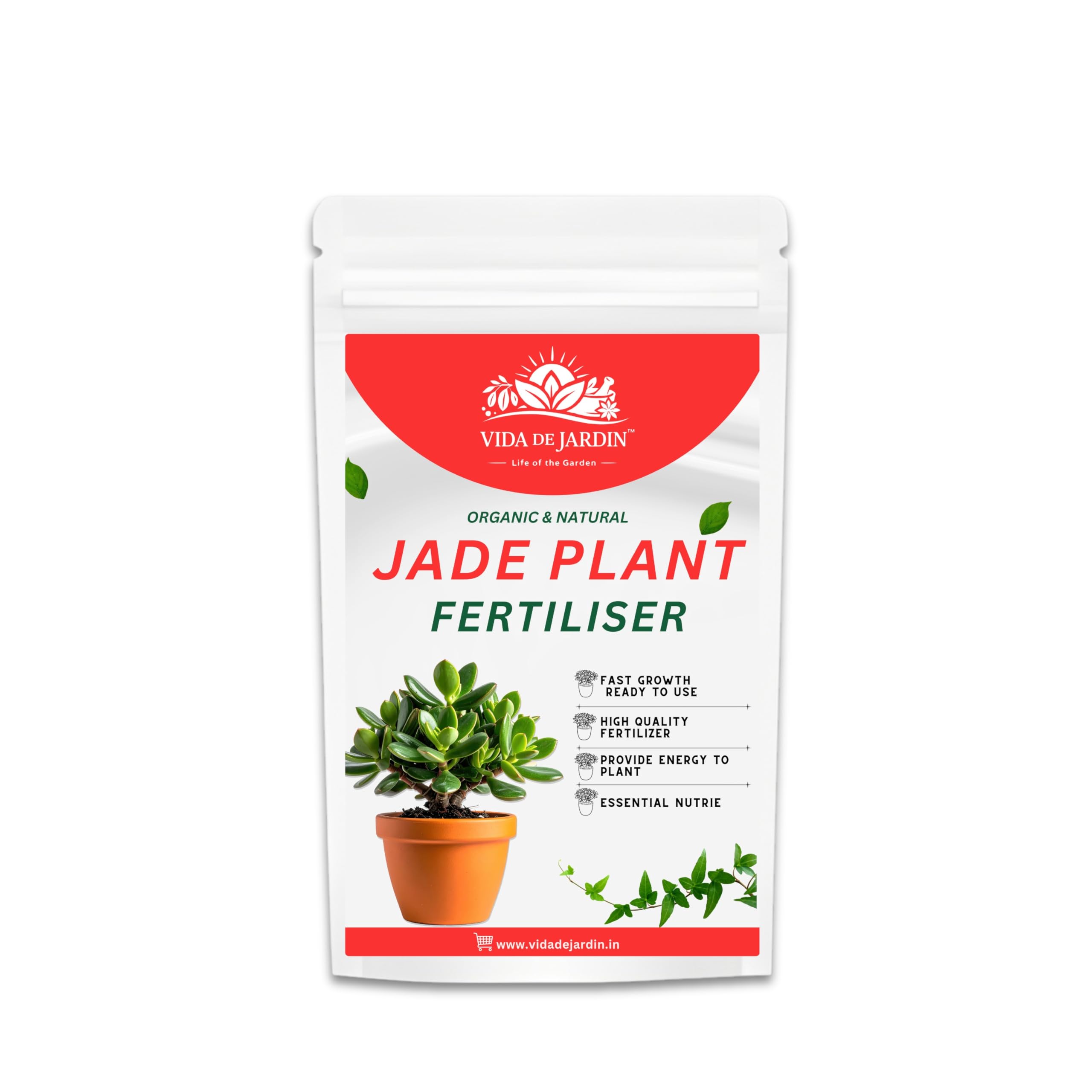 Organic and Natural Jade Plant Fertilizer, Fast Growth, Ready to Use & Jade Good Luck Feng Shui Plant Booster | 900 Grams-image-29