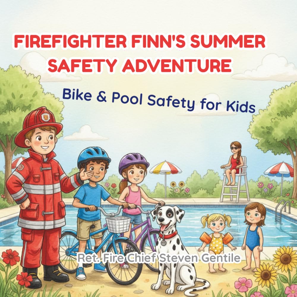 Firefighter Finn's Summer Safety Adventure: Bike & Pool Safety for Kids (new illustrated books for firefighter finn)