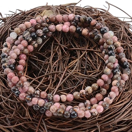 Vista 717 de MASSIVE BEADS Pulsera elástica de yoga hecha a mano con piedra natural, cristal curativo, energía, regalos para adultos unisex de 0.157 in, 0.236