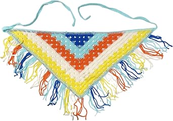 AINIFU Skinny Rainbow Scarf Belt for Women - Triangle Waist Sash Tie Belt Wrap for Dresses,Hip Scarf Sheer Fashion Accessory