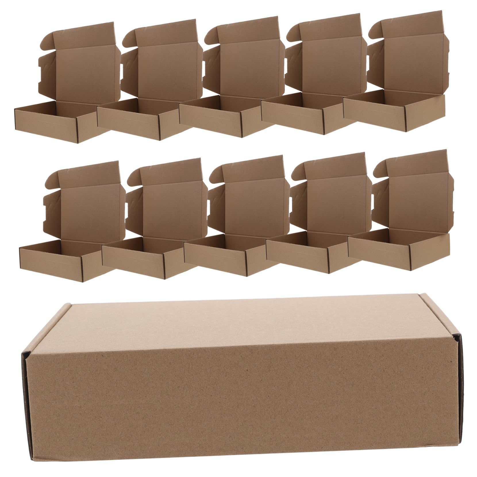 DOITOOL 25 Pièces Boîtes Emballage Carton Cartons de Déménagement Stockage pour Colis