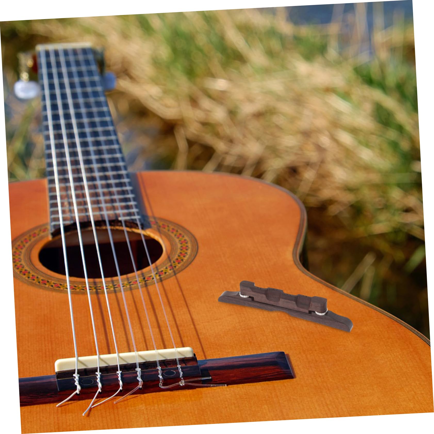 Toyvian mostek i siodełko do gitary Gitara jazzowa Archtop Mostek do gitary jazzowej z siodełkiem archtop jazz Siodełko jazz Palisander