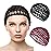 WLLHYF Hair Net Wrap For Sleep 2 PCS Mesh Nets Cap Snoods Cover Sleeping Knit Hairnets Elastic Head Wrap Bathing Shower Caps Wig Hairnet Crochet Sew Weave Press Weaving Braided Bonnet(Black/Red)