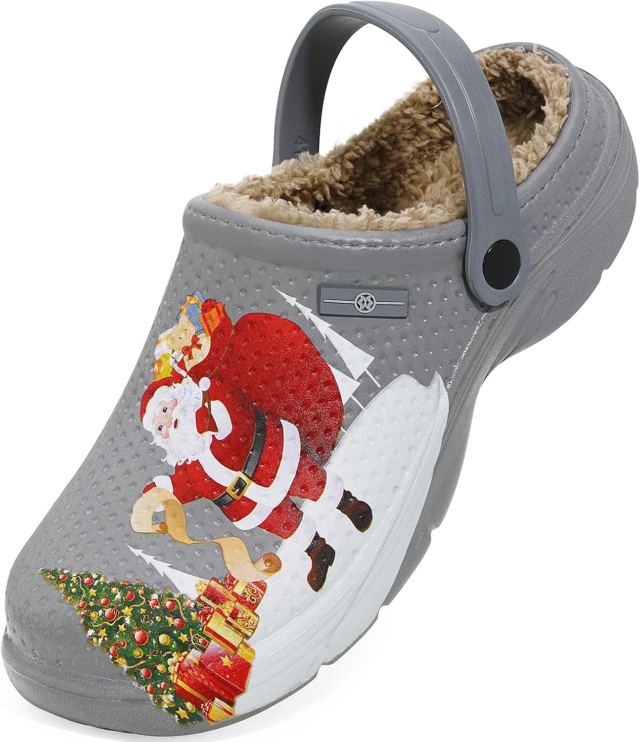 Men's Women's Lined Clogs Waterproof Winter House Slippers Warm Fuzzy Anti-slip Garden Shoes Indoor Outdoor Mules