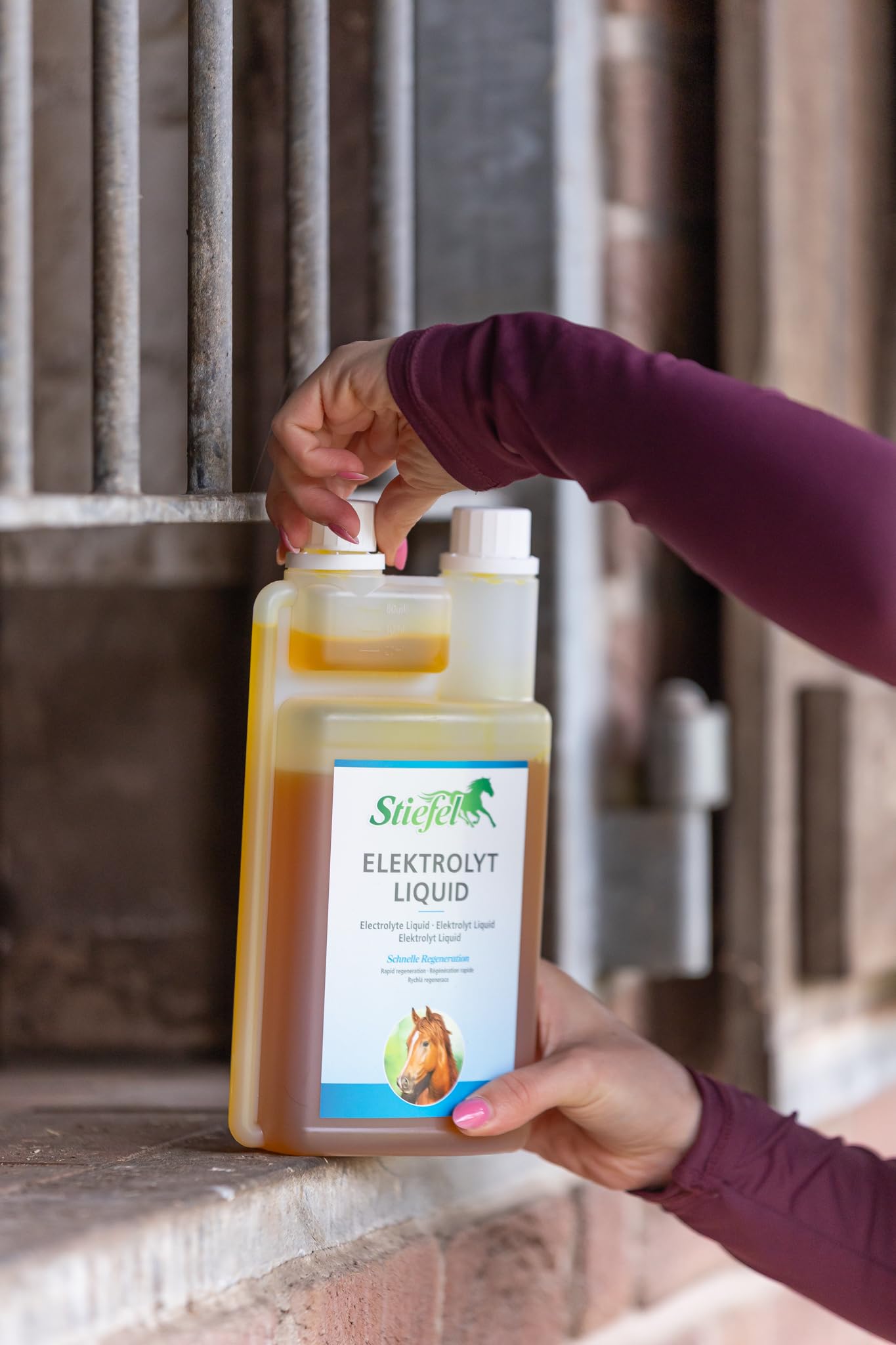 Stiefel Electrolyte Liquide pour Chevaux - Eletrolytes de qualité supérieure - pour compenser Les pertes d'électrolytes en Cas de Chaleur ou d'effort Intense - Régénération Rapide - Liquide - avec