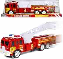 Ｓ★商品Ｎｏ.３４３４☆ＮＥＷ・ＢＲＩＧＨＴ社ＦＩＲＥ・ＲＥＳＣＵＥ消防車ＢＩＧ S☆商品No.3434☆NEW・BRIGHT社FIRE