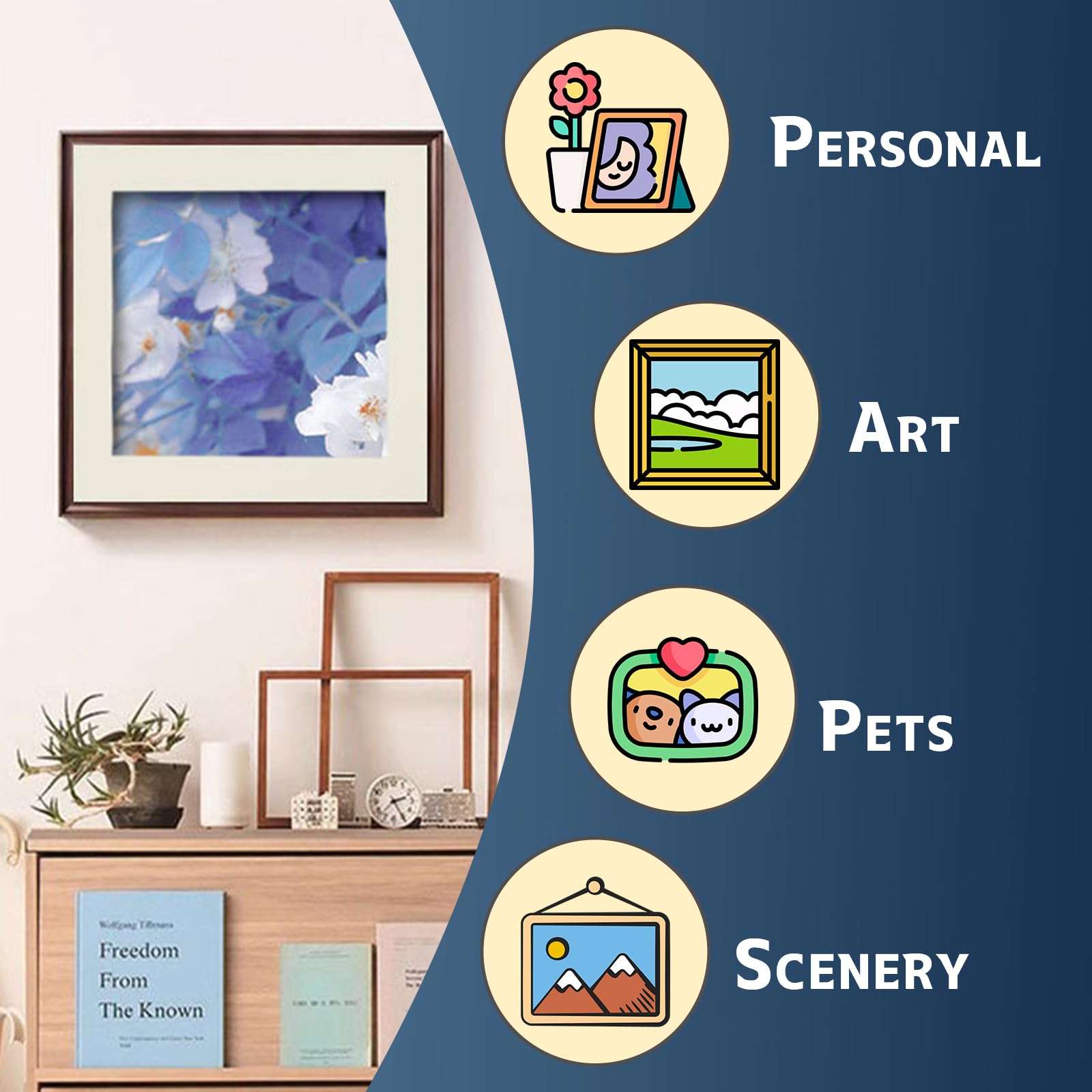 Supports Photo Sans Acide Passe-partout Carton MAEXUS Lot De 24 - 3 Tailles  Blanc - Cadre Photo Déco - Bordure Biseautée Sans Acide Décoration Cadre DIY, image size:1600x1600