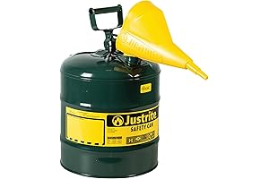 Justrite 5 Gallon Gas Pump for 5 Gallon Can: Type I Safety...