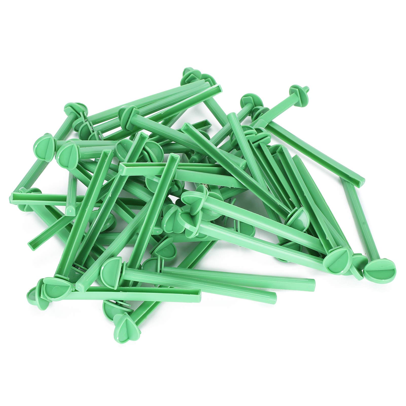 50 Piezas Soportes para Jaula de Pájaros Palos para Periquitos Accesorios Mascota Plástico Resistente Juego Completo para Aves