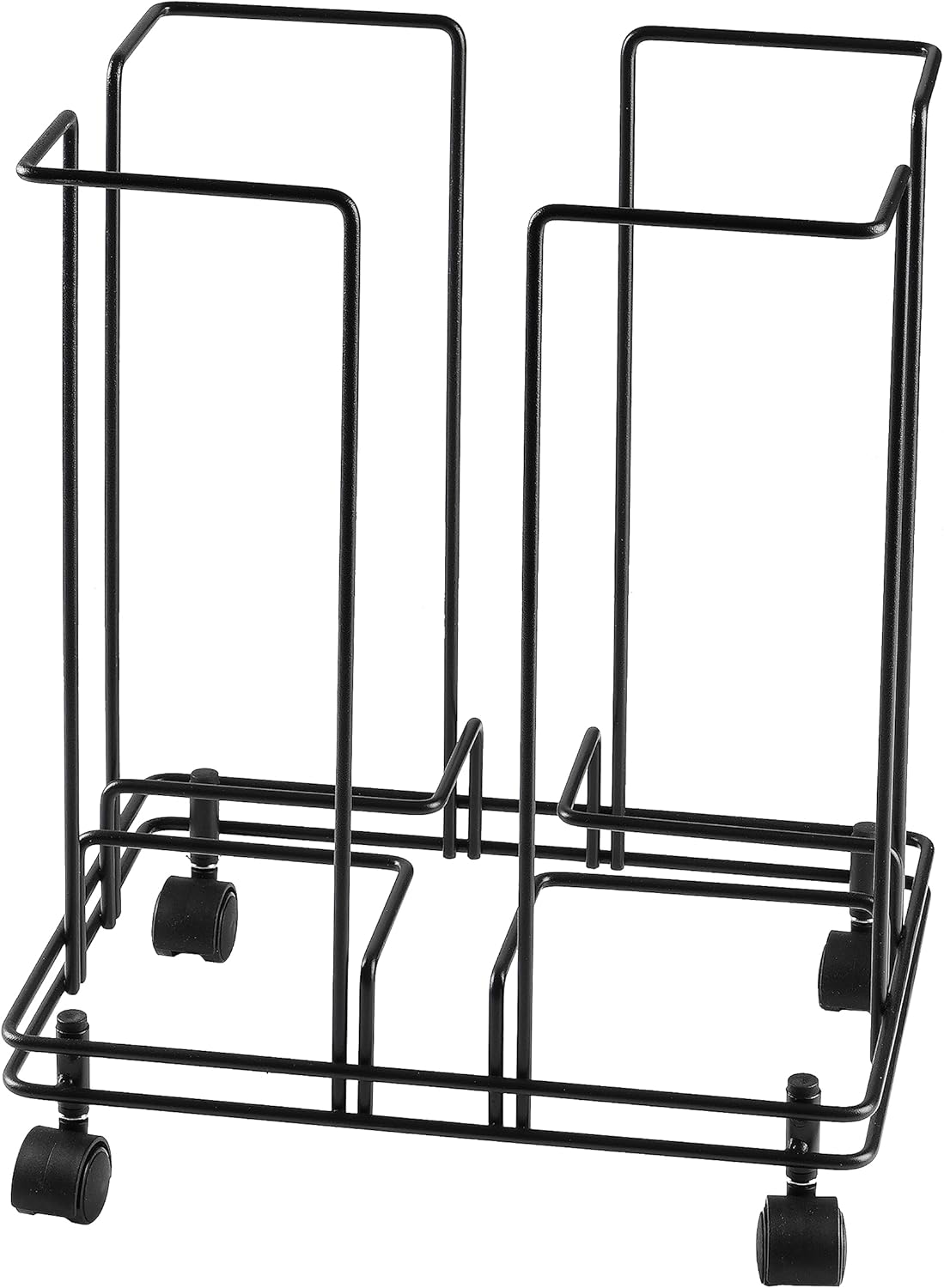 Pearl Metal HB-6812 Cardboard Storage Rack, Wide, With Casters, Width 12.2 x Depth 12.0 x Height 18.1 inches (31 x 30.5 x 46 cm), Can Be Bonded As is, White