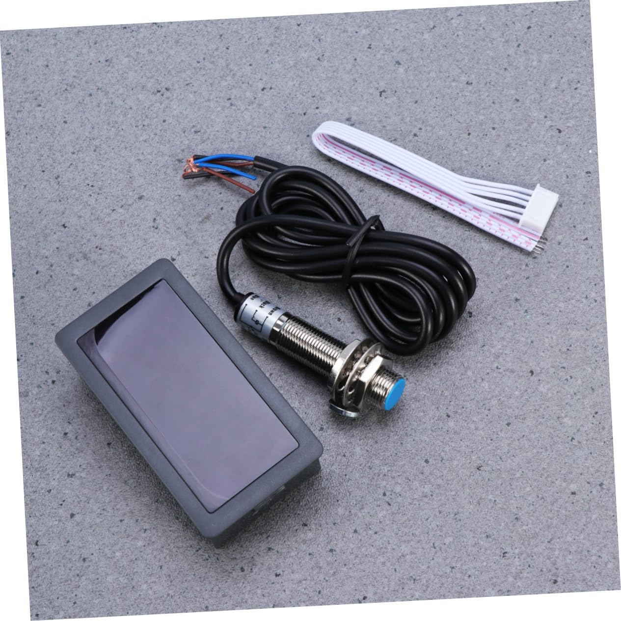 Gatuida 2pcs Hall Proximity Sensor for Measurement Digital Tachometer Gauge Led Display Flush Mount Fit