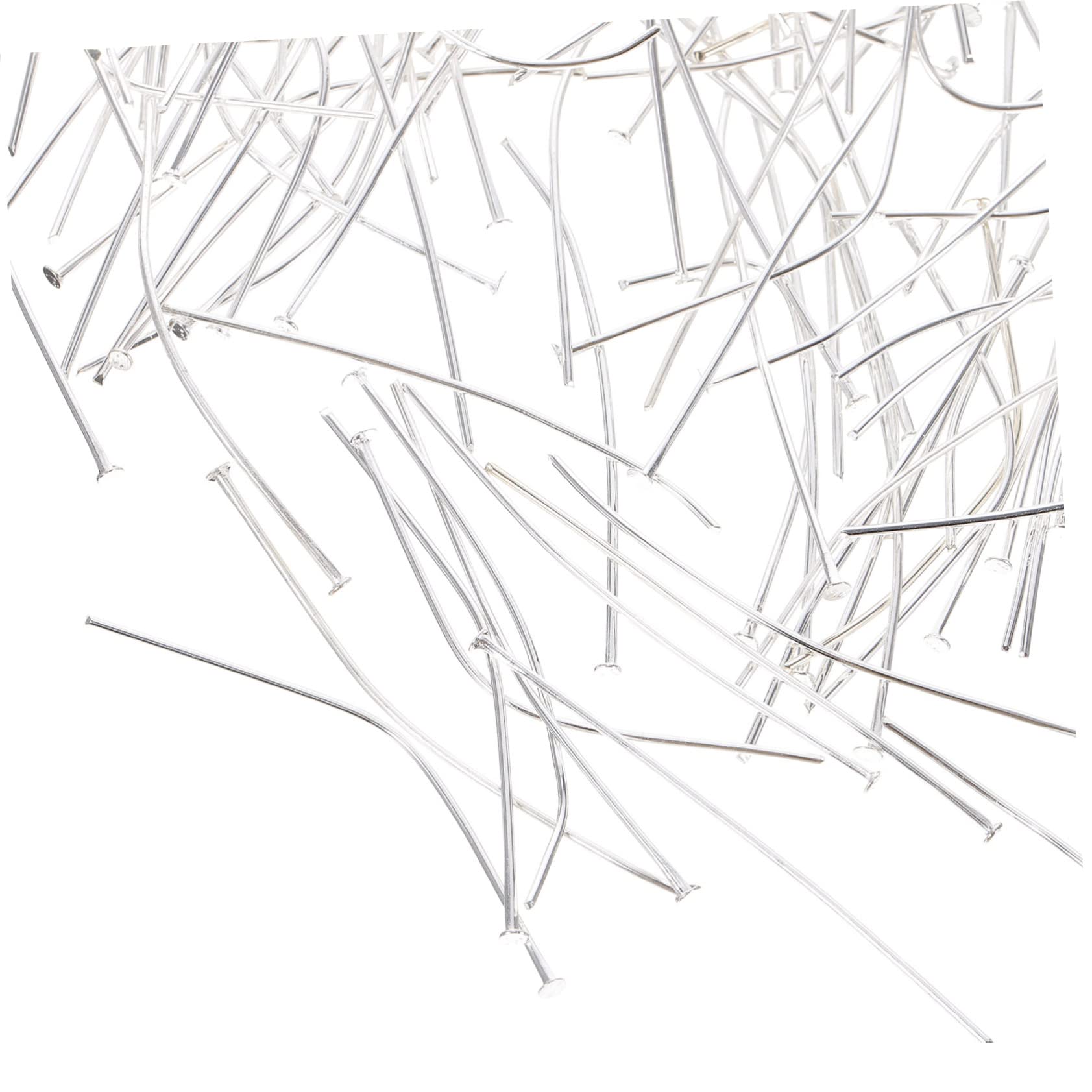 HAWILLOSCH 400pcs Jewelry Making Pins Flat-Headed Needle for Beads DIY Jewelry Making Accessories