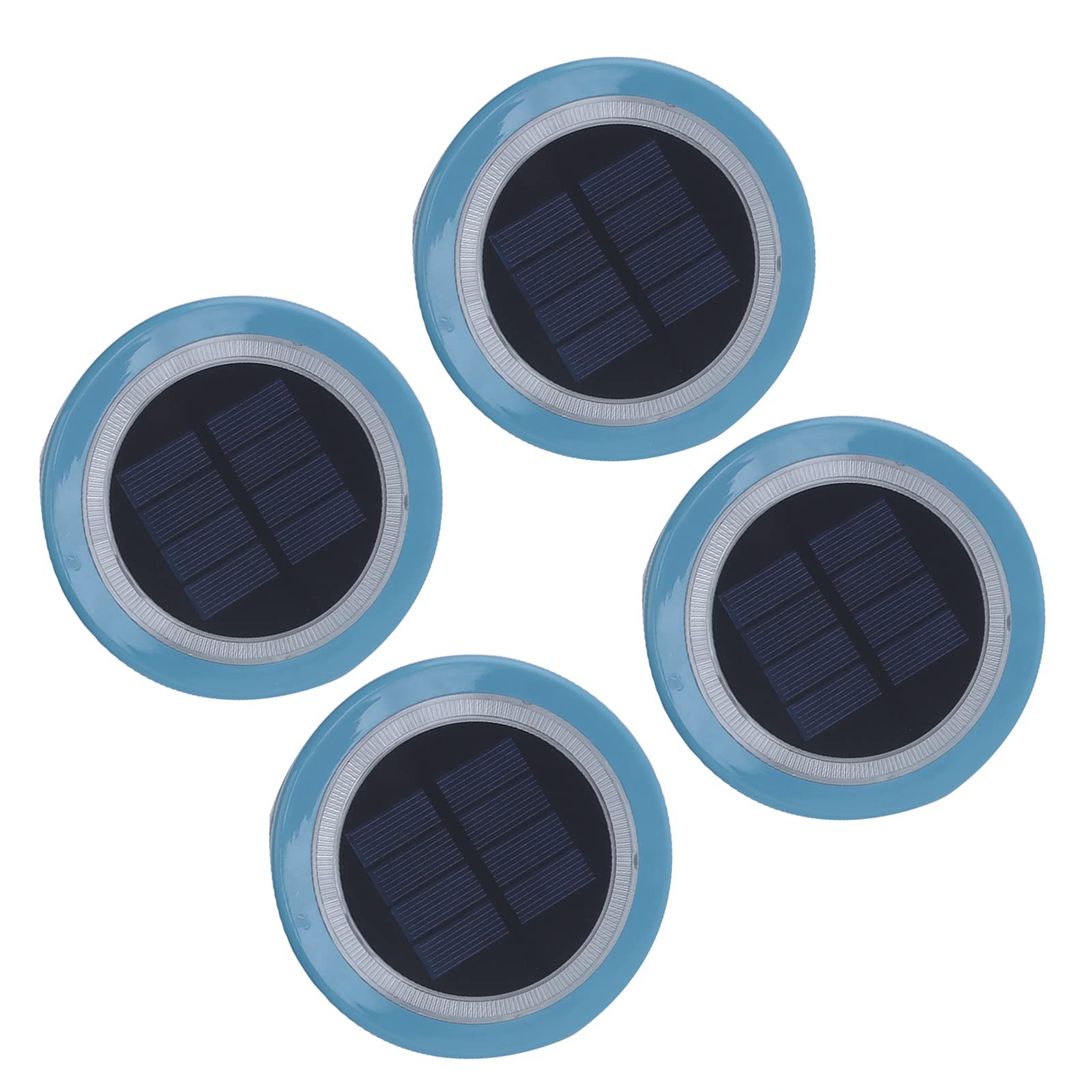 01 Luz Solar Flotante, 4 Colores claros Luz Solar para Paisaje 4 Piezas Ahorro de energía con presión para Piscinas al Aire Libre para Lagos de estanques