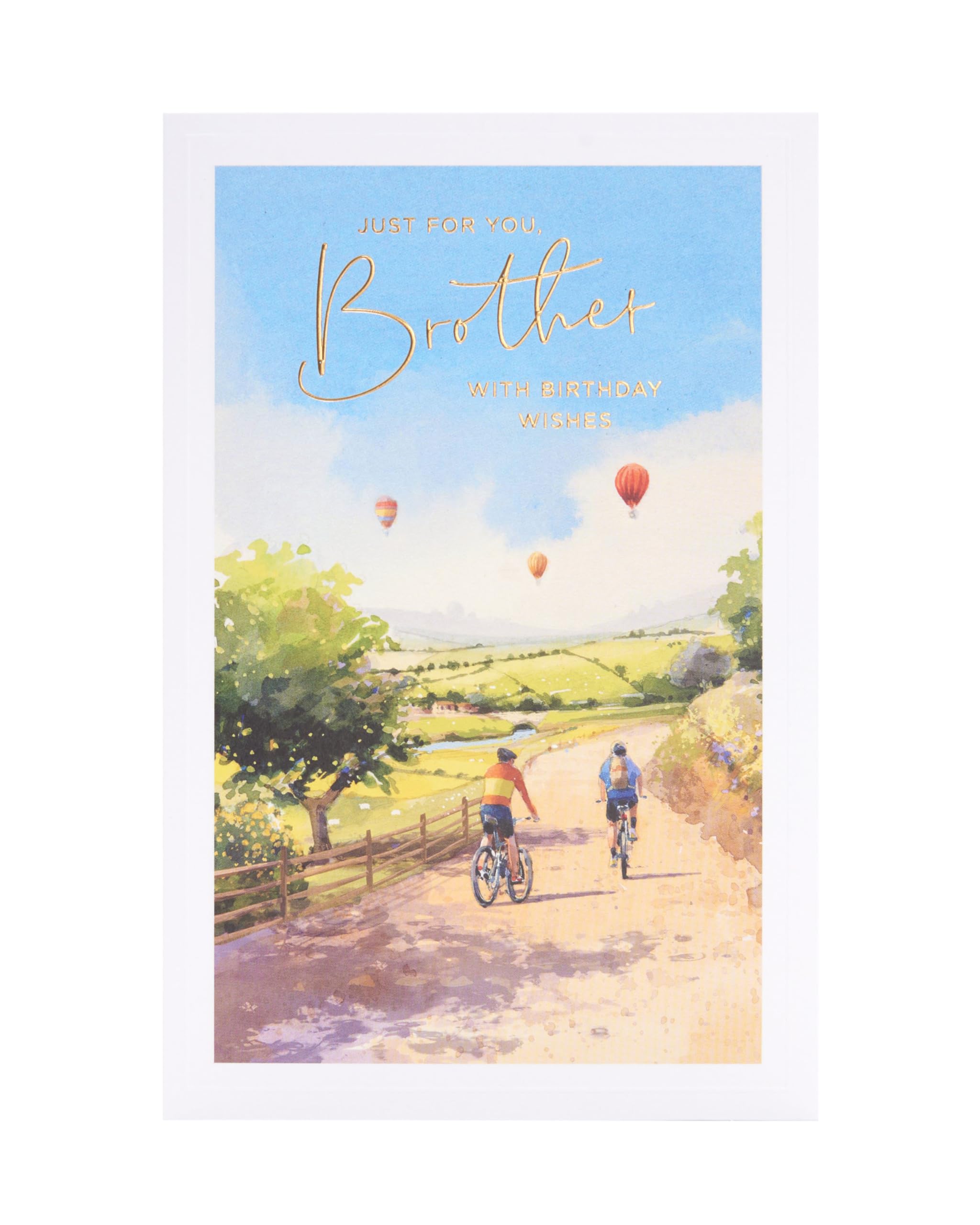 UK Greetings Birthday Card for Brother - Cycling Design - Thinking of You Range