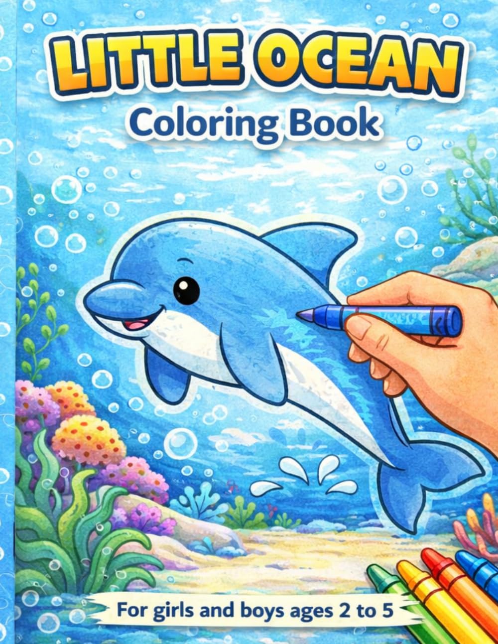 Little Ocean: Coloring Book (Little Coloring Books Series)