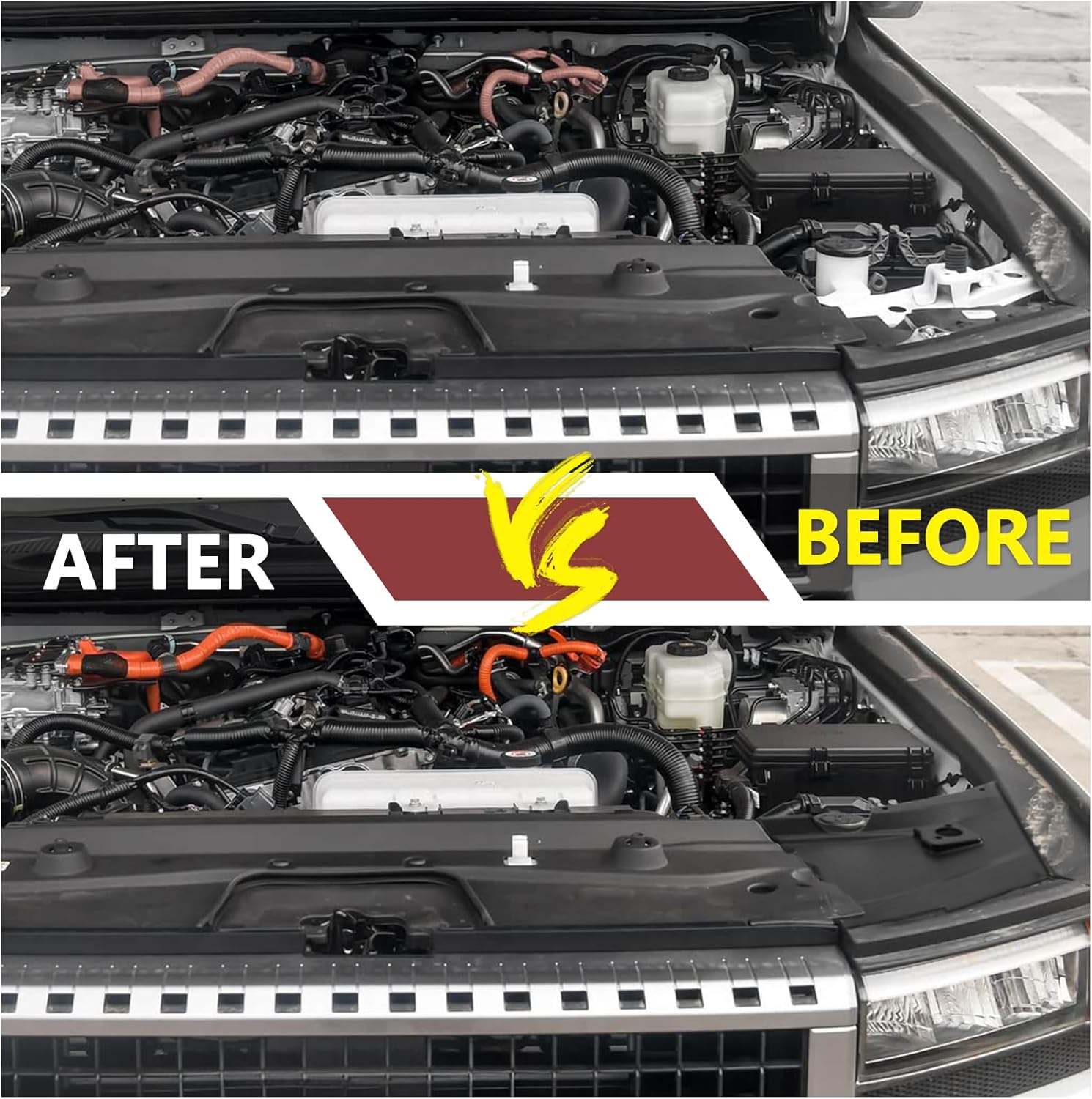 Headlight Cover Plate for 2024 2025 Toyota Land Cruiser 250 & 1958 Prado LC250 Exterior Engine Compartment Protection Cover Plate