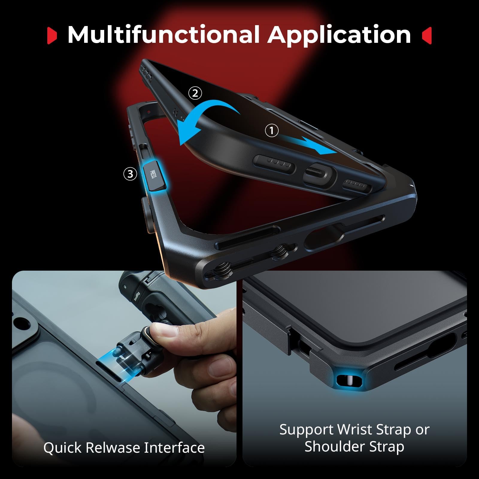 Amazon.com: SMALLRIG Mobile Video Cage for iPhone 17 Pro Max, with