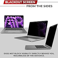 Vista 4 de Pantalla magnética de privacidad para MacBook Air de 15 pulgadas (2023-2025, M2, M3, M4) patentado y protector de filtro de privacidad extraíble