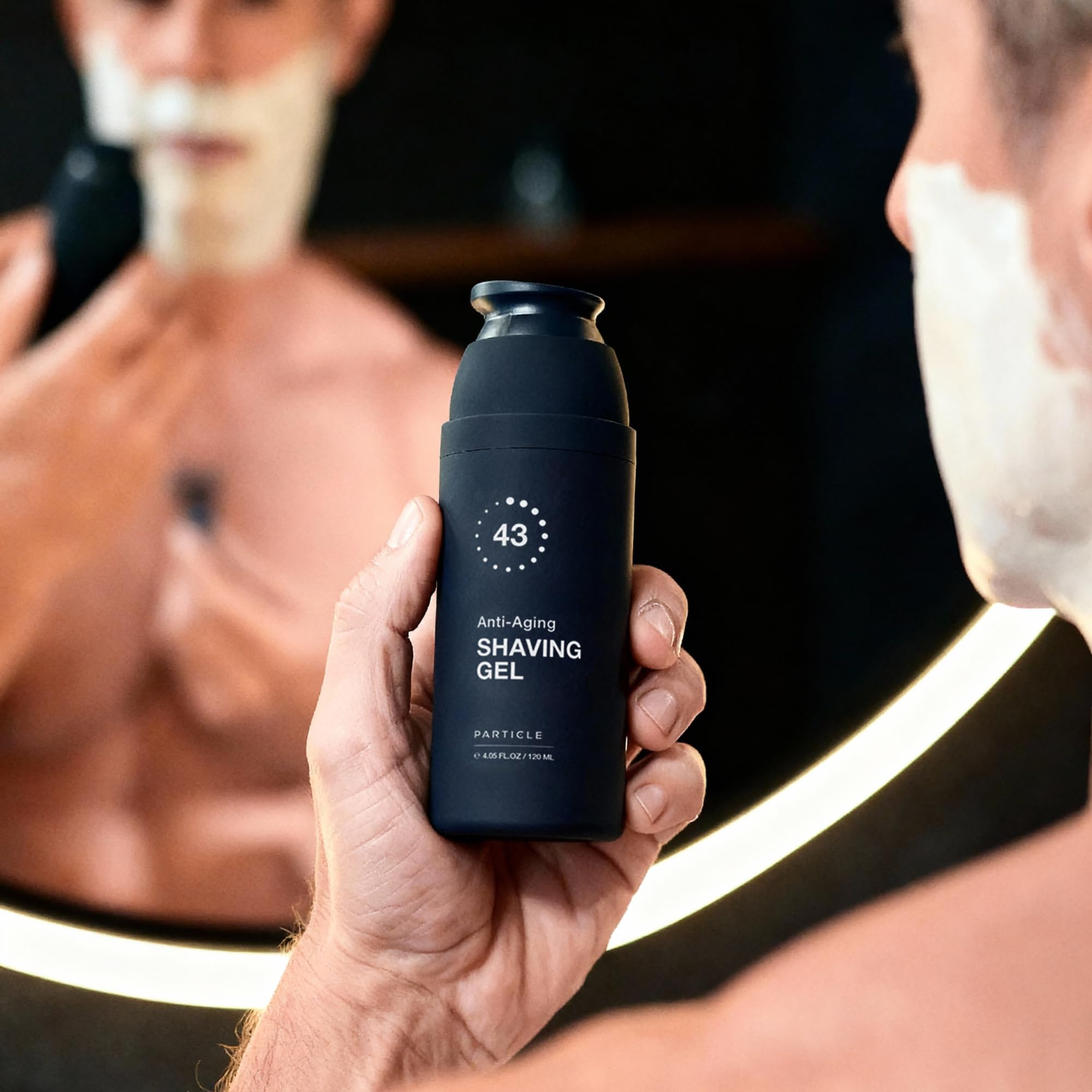 Particle Anti-Aging Shaving Gel for Men, 4.05 fl oz