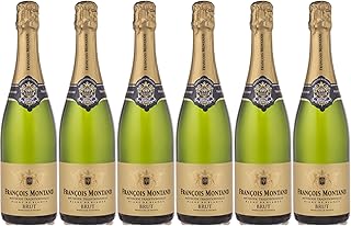 Francois Montand Sparkling Wine - Traditional Method - Blanc de Blancs Brut - France (6 x 0.75 L)