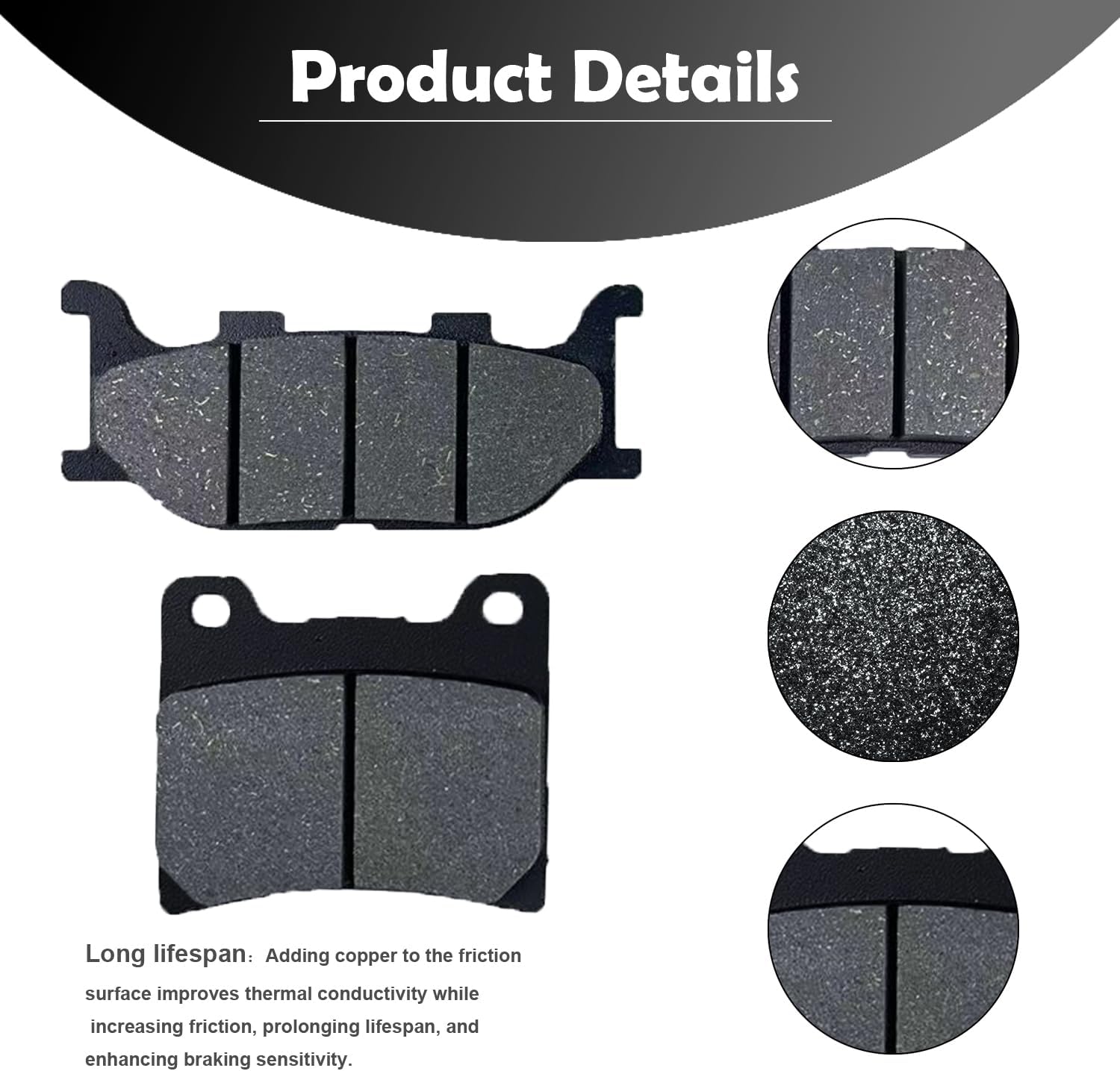 vstar 1100 brake pads Front and Rear for Yamaha 1100 vstar XVS 1100 Virago 1100 XV1100 XVS 1100 Custom A Dragstar Classic XVS1100 V-Star Slverado Drag Star 1100 Custom Midnight