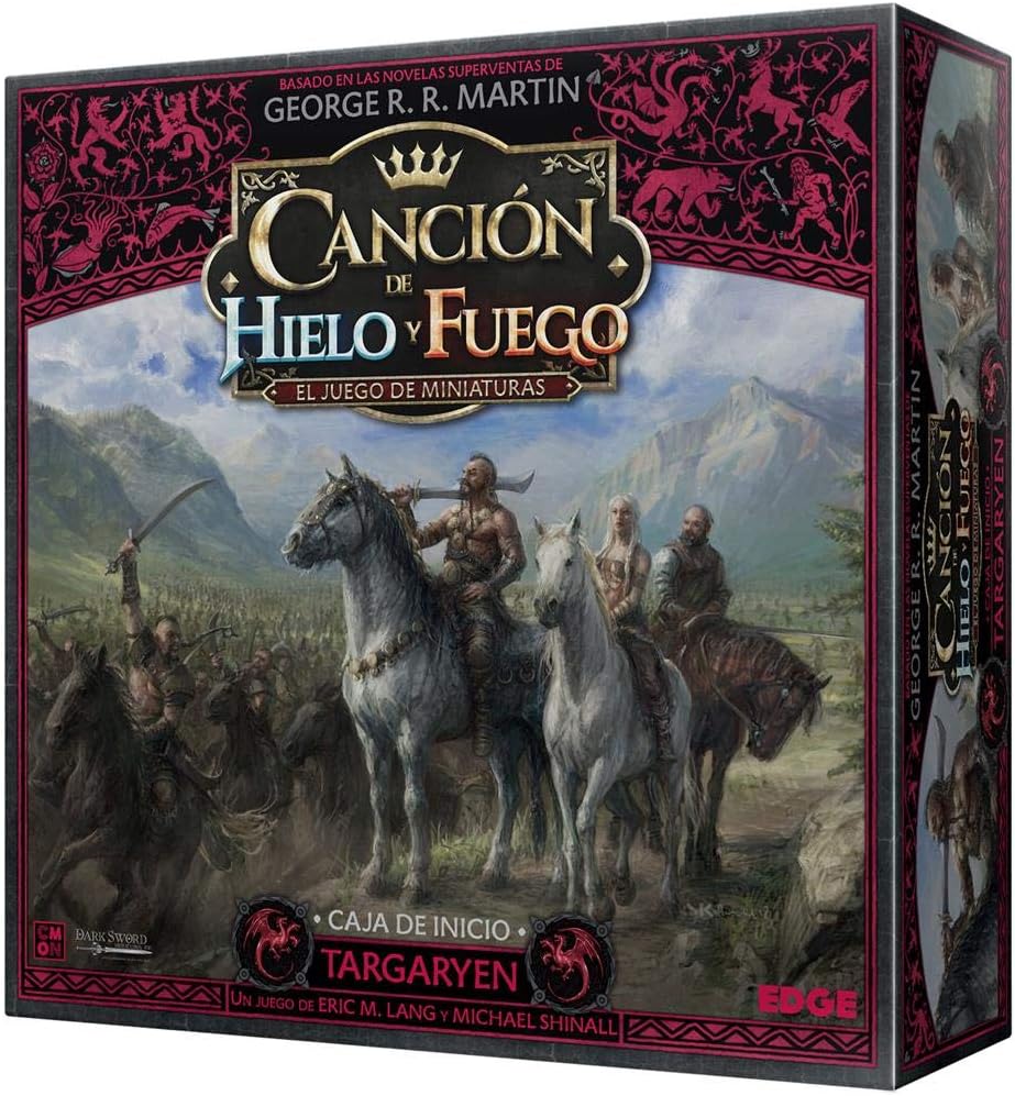 #Juegodemesa Canción de Hielo y Fuego El juego de miniaturas: Caja de inicio Targaryen por 72,99€