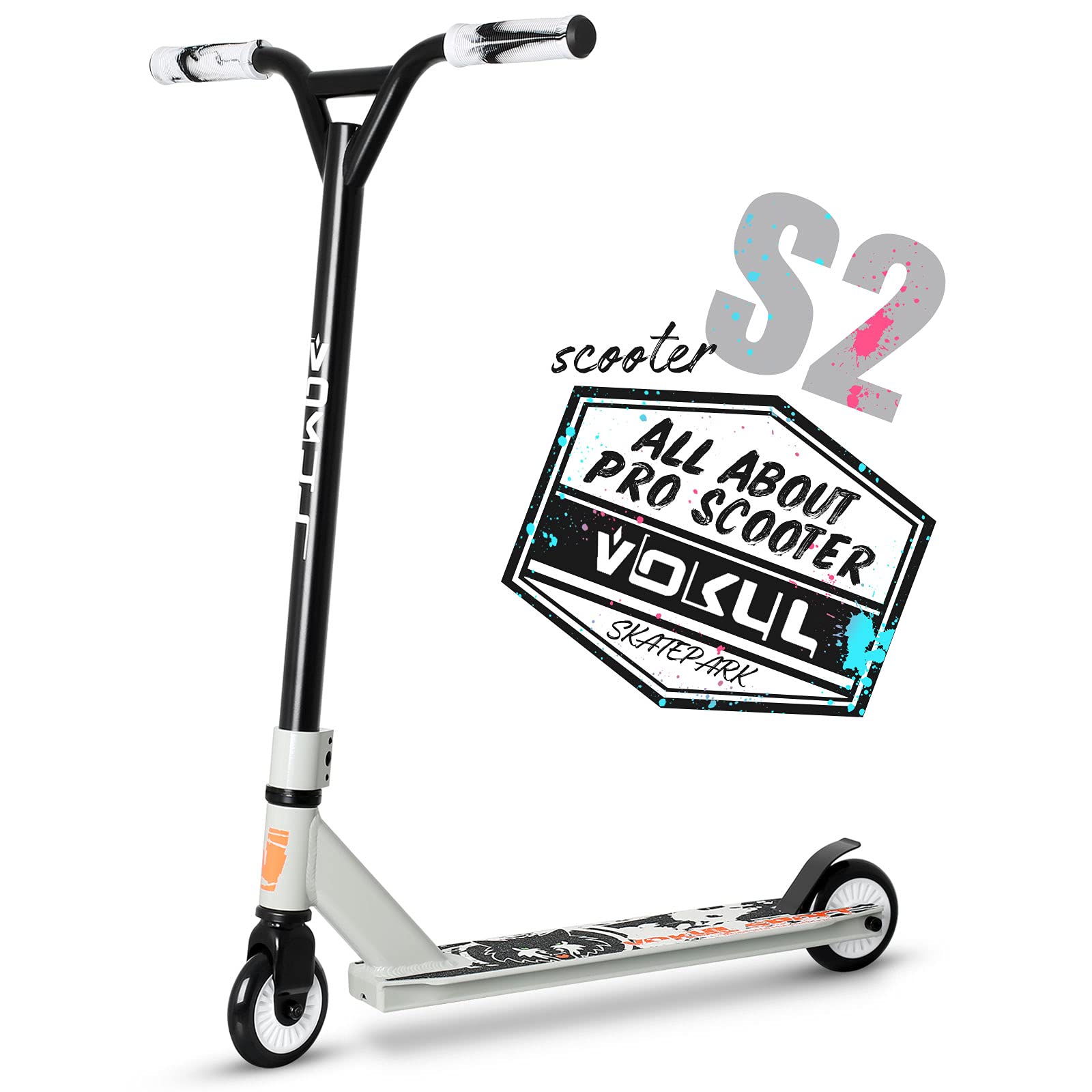 Buy VOKUL TRII S2 Stunt Scooter Freestyle Kick Scooter with Stable