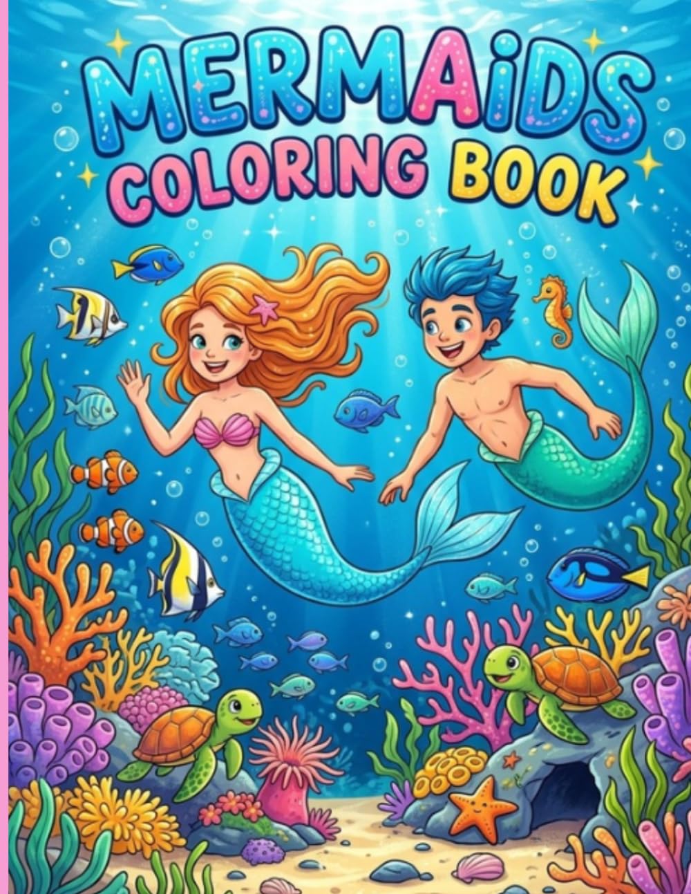 Mermaids Coloring Book: An Underwater Coloring Adventure!