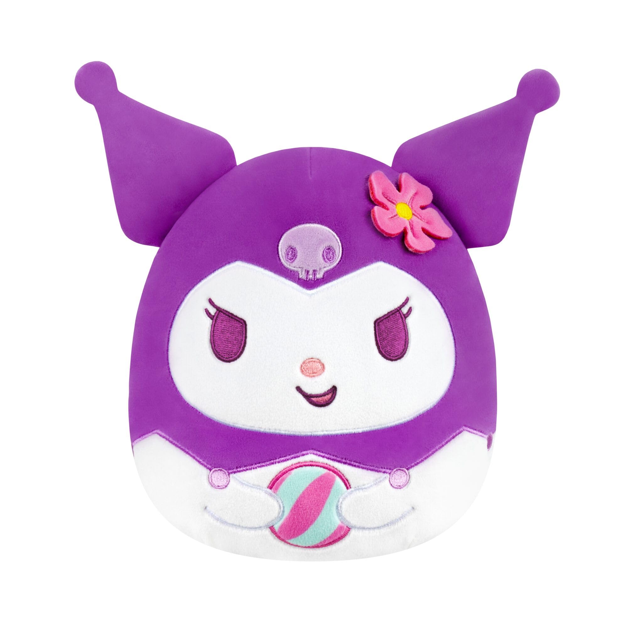 Squishmallows Original Sanrio Hello Kitty and Friends 8-Inch Seize the Moment Kuromi Plush – Official Jazwares Plush