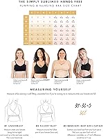 Vista 7 de Kindred Bravely Paquete de 2 brasieres de bombeo manos libres (rosa y negro, mediano)