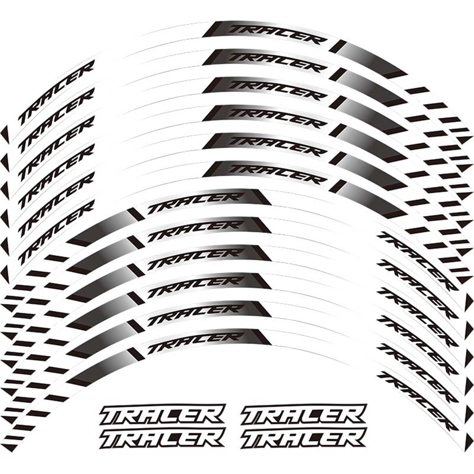 for Yamaha Tracer Motorcycle Reflective Tire Decals Wheels Moto Stickers Decoration Protection Rim Sticker