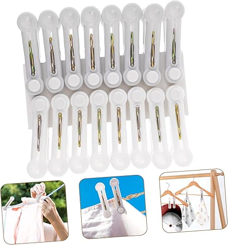 Miniatura 2 de Pinzas multifuncionales para ropa, pinzas para ropa, pinzas para ropa, pinzas antideslizantes para ropa, pinzas de fijación para colcha, pinzas para