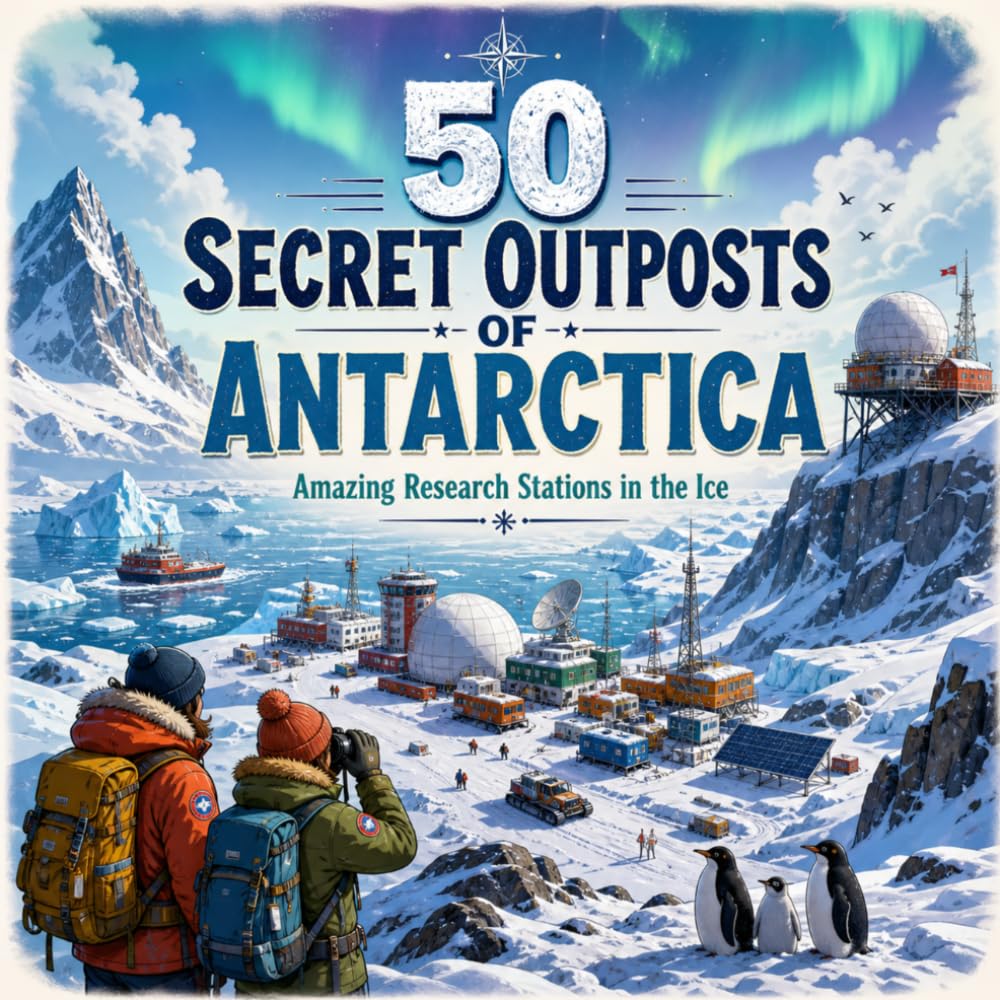 50 Secret Outposts of Antarctica: Amazing Research Stations in the Ice (Geography for Kids)