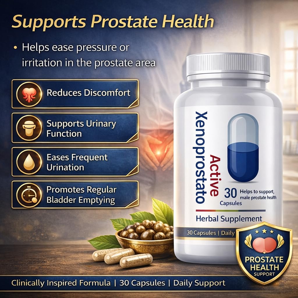 Xenoprost Active Capsule for Men – Ayurvedic Prostate Care Capsules | Prostate Enlargement Medicine to Improve Urinary Flow, Reduce Frequent Urination & Night Disturbances — Amazon image 3