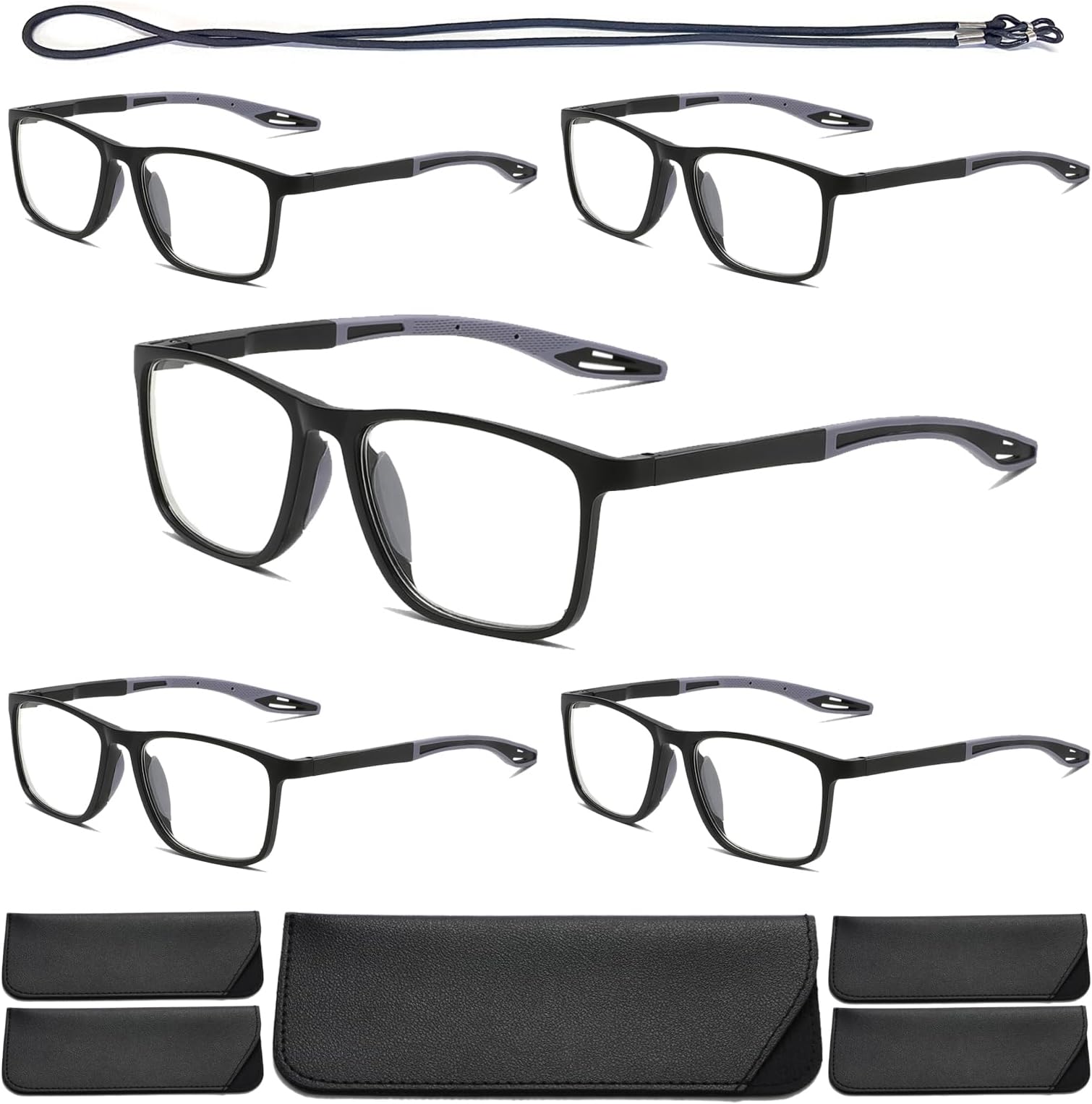 Unisex Mens Womens Round Reading Glasses Readers +1.0 1.5 2.0 2.5 3.0 3.5 4.0 - Foto 12