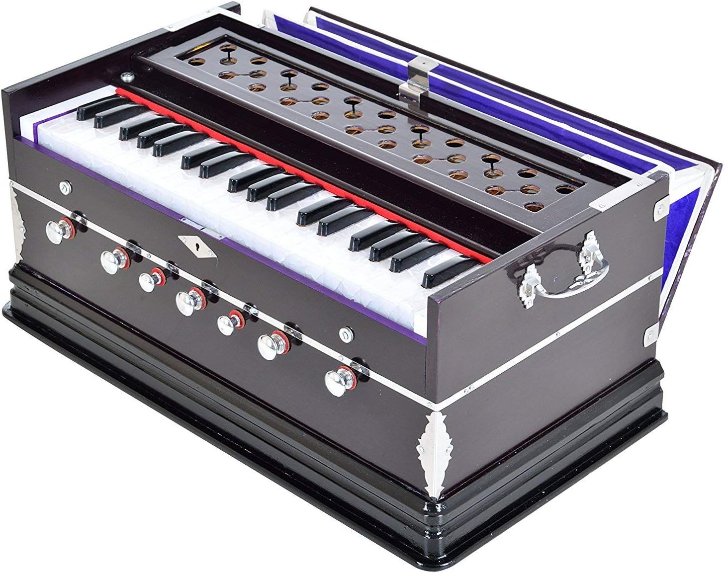 SG Musical Harmonium 7 Stopper Doulble Bellow 39 Key~440Hz~Long Sustain Sound~Yoga~Bhajan~Kirtan~DJ (Female Harmonium)