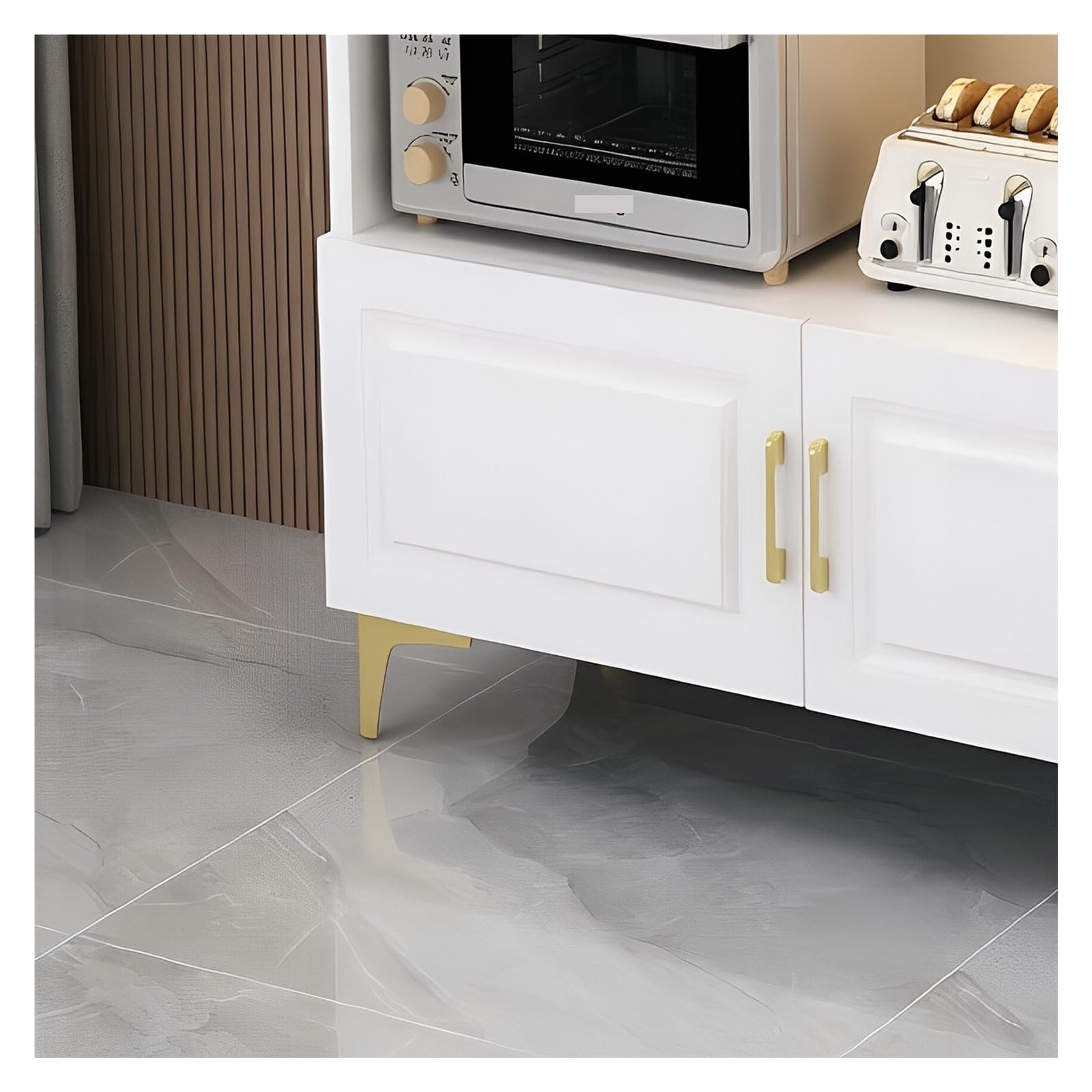 Carrello da cucina Credenza Cucina Isola Bianca Credenza Buffet Credenza Freestanding(S)