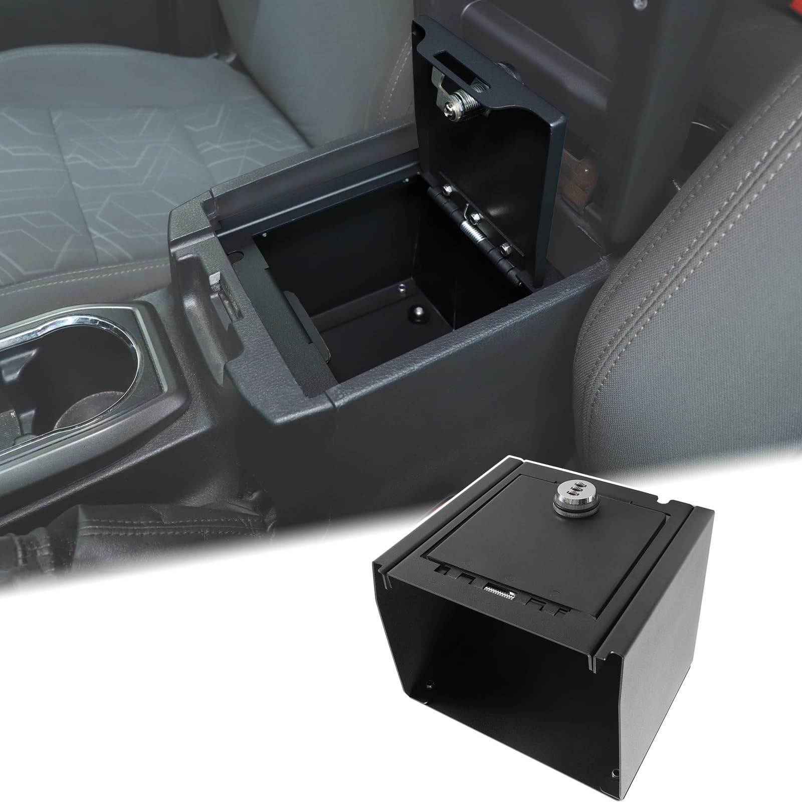 ★新品未使用★TOYOTA CAR LOCK 収納ケース付き Amazon.com: Car Center Console Lock Safe Box Armrest Storage