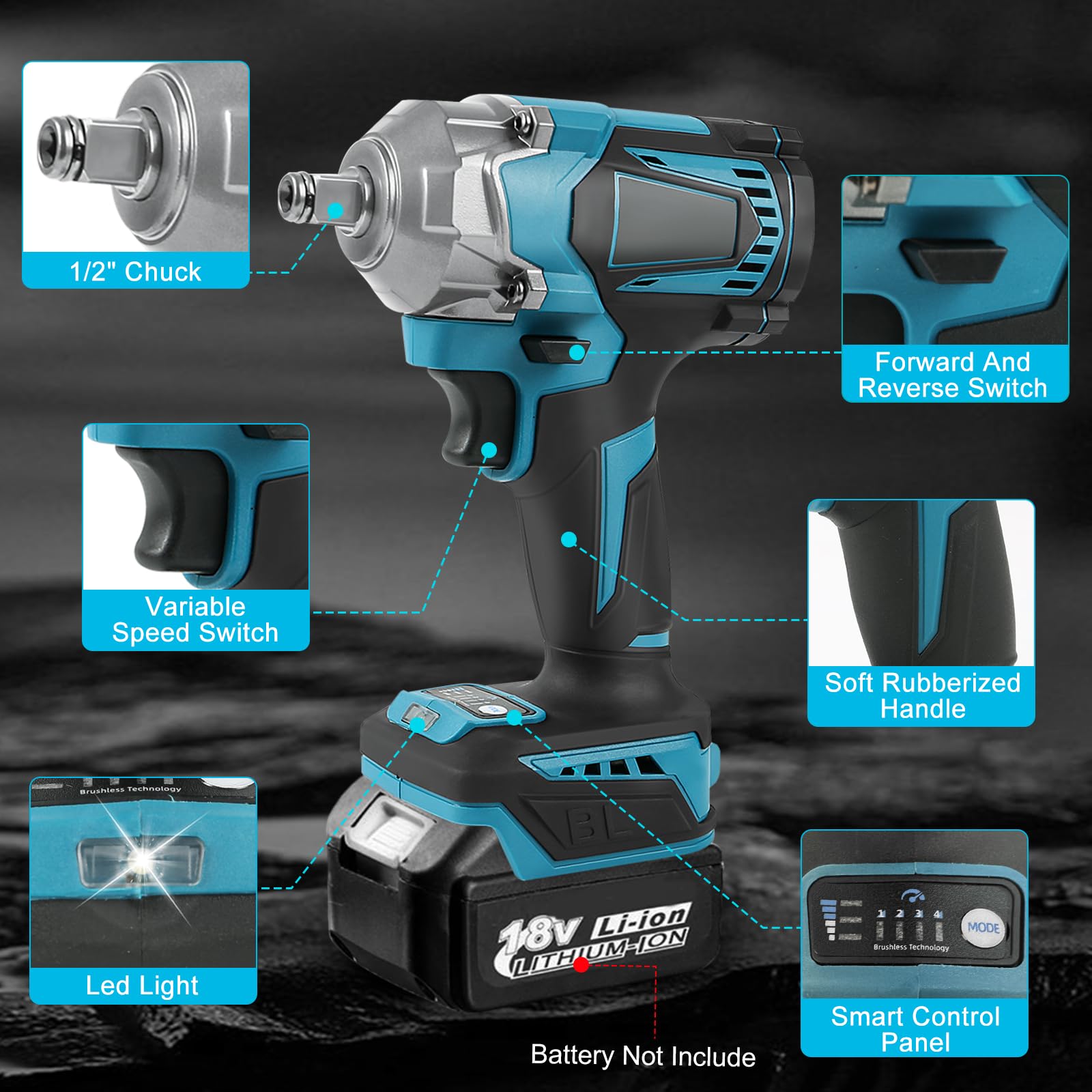 Trapano avvitatore a percussione Makita DHP482RF3 - Giardino e Fai da