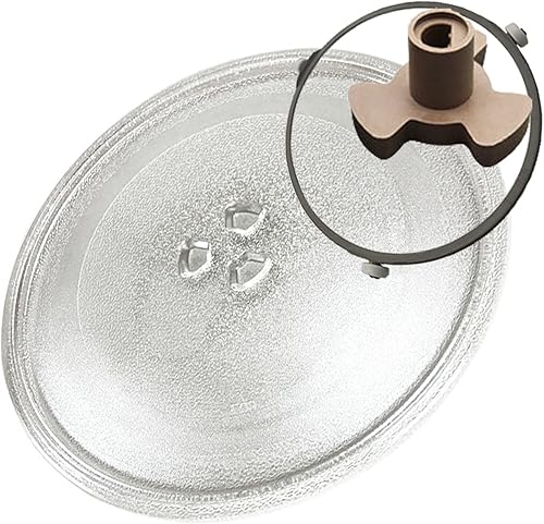 Miniatura 1 de Microwave Plate Round Glass Tray Microwave Oven Cooking Plate , For 9.6" 10.6'' 12.4'' Microwave Oven Flat Turntable Plate Replacement Flat Base