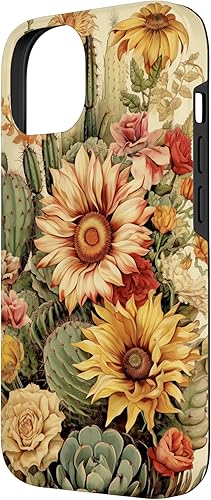 Miniatura 5 de Funda para iPhone 1212 Pro Western Boho Leopard Sunflowers Cactus Rodeo Cowgirl