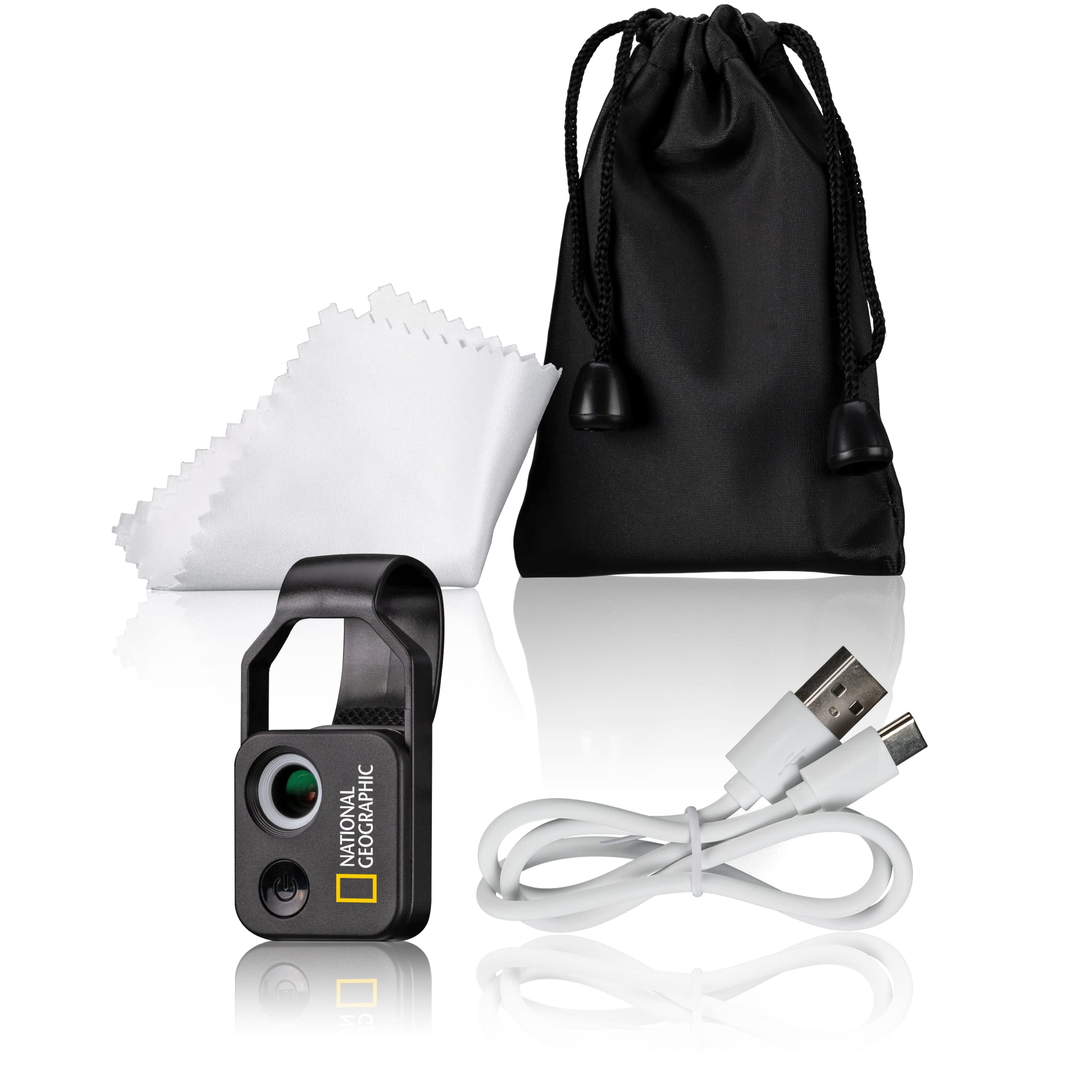 Microscopio Per Smartphone 100X Con Luci LED E Filtro CPL - Per Esaminare La Pelle, Insetti E Molto Altro