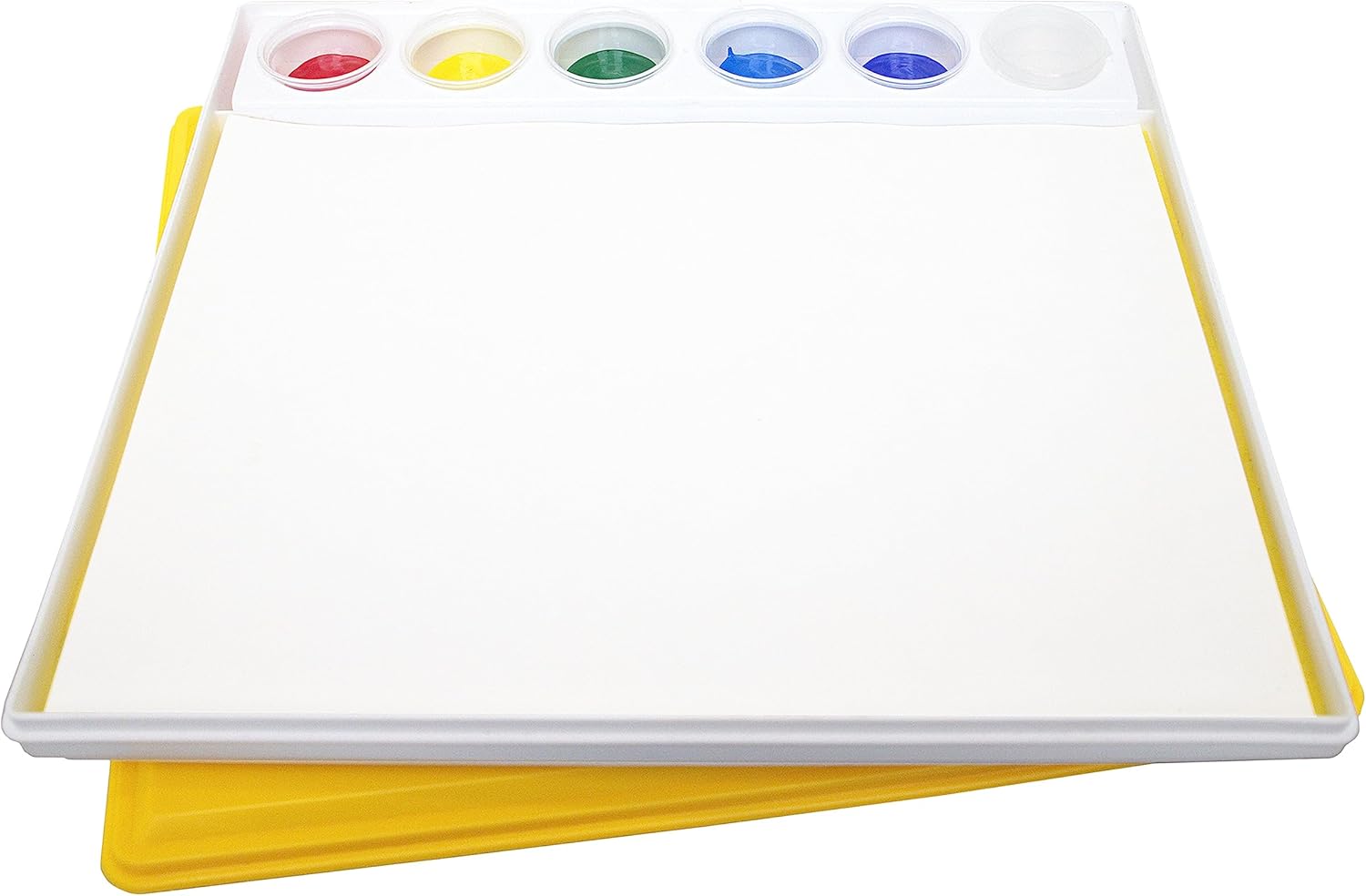 Masterson Sta-Wet Painter's Pal with Airtight Lid, 13 X 12 X 1.5 inches, Includes Solvent Cup, 5 Paint Cups & Brush Storage (912)