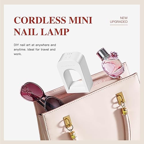 Miniatura 4 de MIRAGE LAYON Mini lámpara LED de uñas, innovadora lámpara de uñas de gel, lámpara UV para uñas de gel, sensor inteligente de luz de uñas de secado